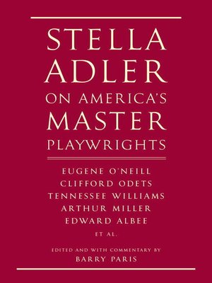 Stella Adler on America's Master Playwrights - ebook